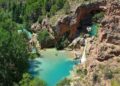 Piscina natural de Chorreras de Cabriel, situada en Cuenca