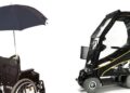 Chubasquero y paraguas para silla de ruedas y scooter