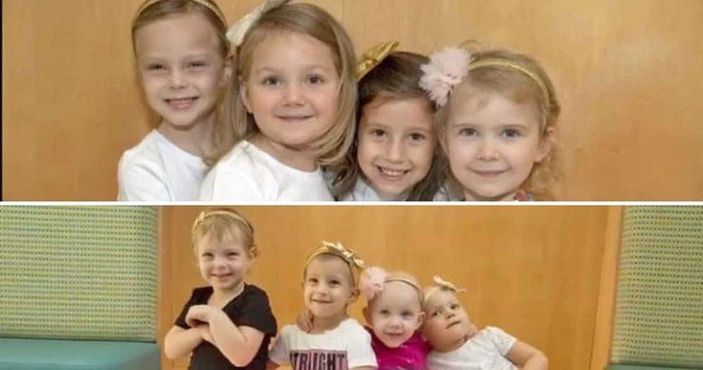 La emotiva imagen de 4 niñas que sobrevieron al cáncer