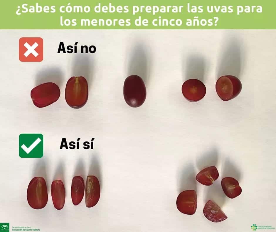 recomendación de como comer uvas