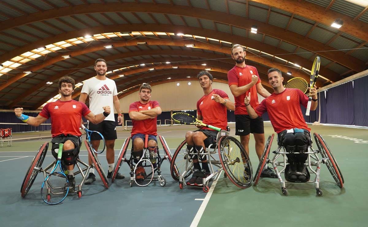Daniel Caverzaschi equipo español tenis juegos paralimpicos