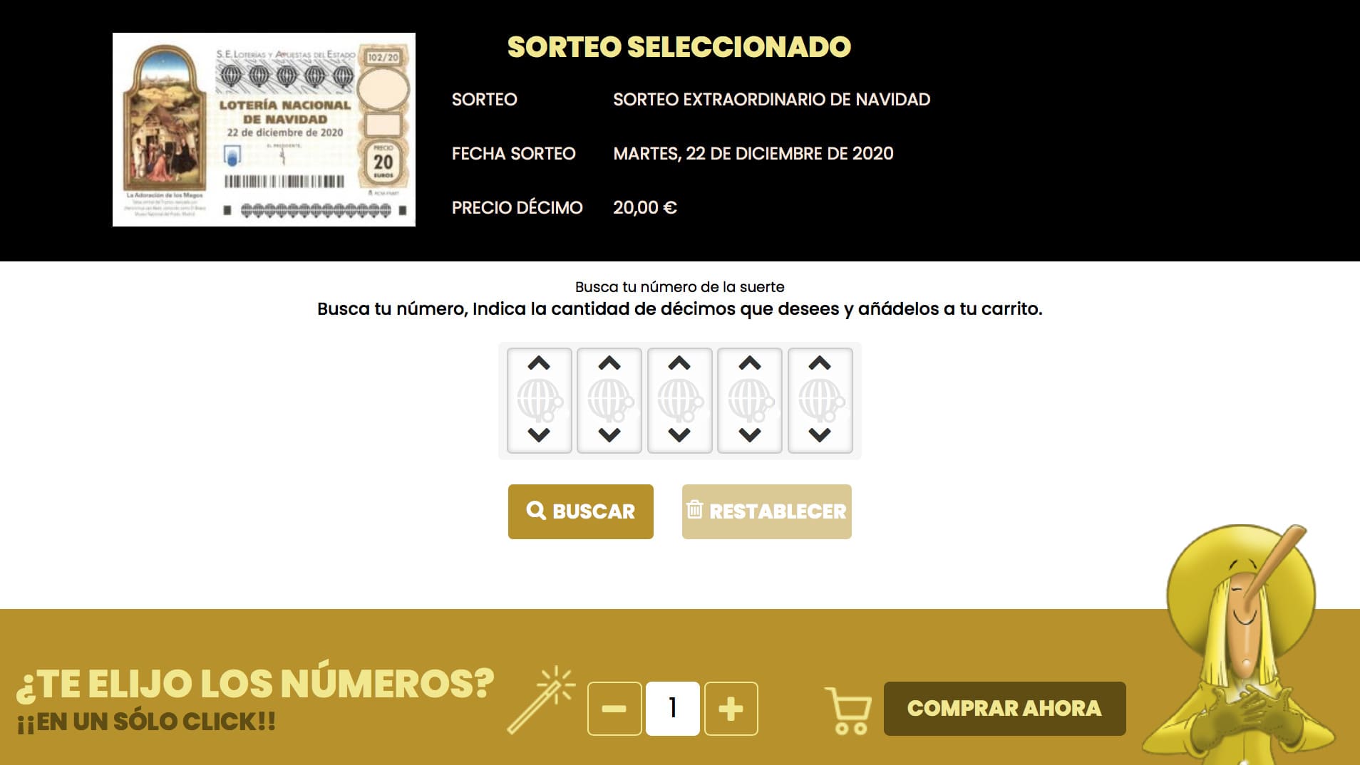 Décimos Bruja de Oro