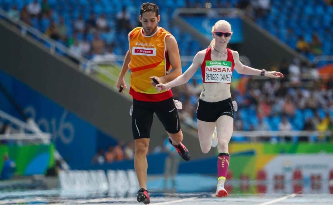 Melani Berges durante los Juegos Paralímpicos de Río 2016