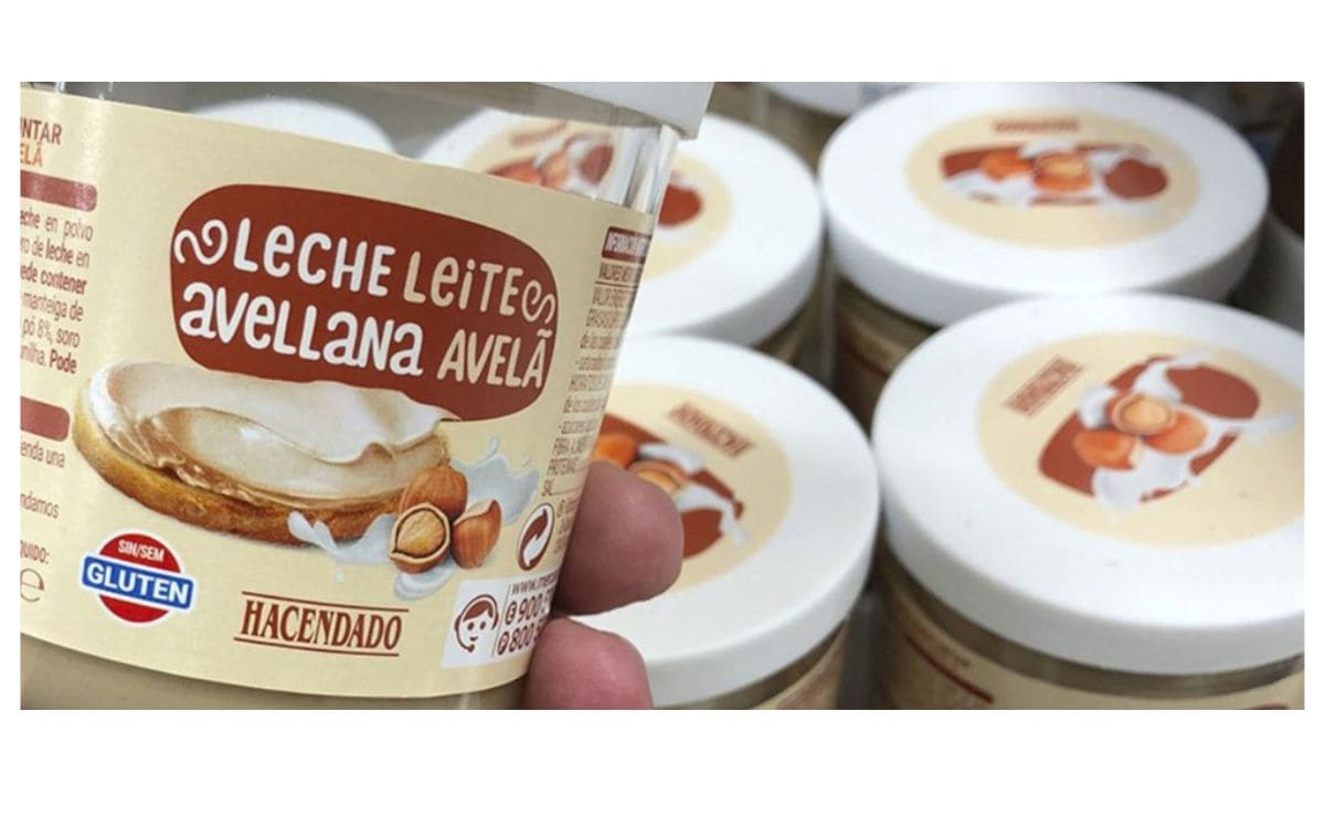 Crema de avellanas de Mercadona