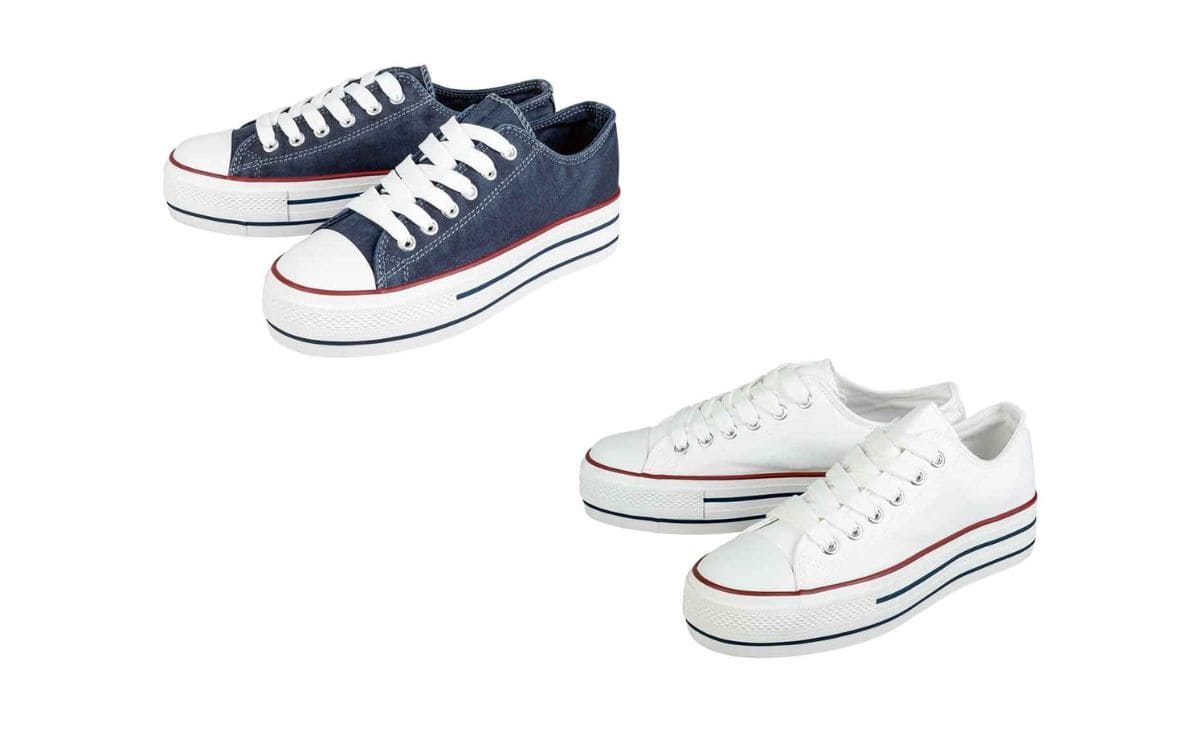 Zapatillas estilo Converse en Lidl