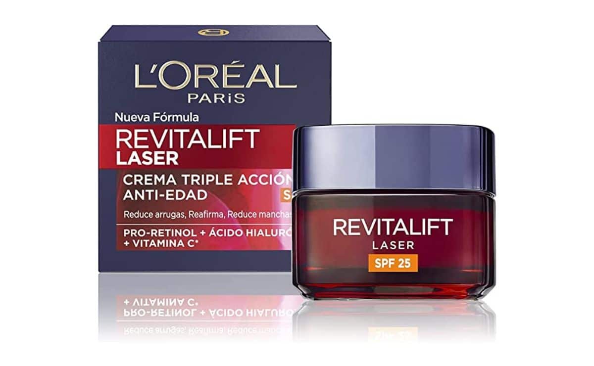 La crema antiedad de L'Oreal Paris más vendida ahora rebajada en Amazon