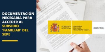 Documentación subsidio familiar SEPE