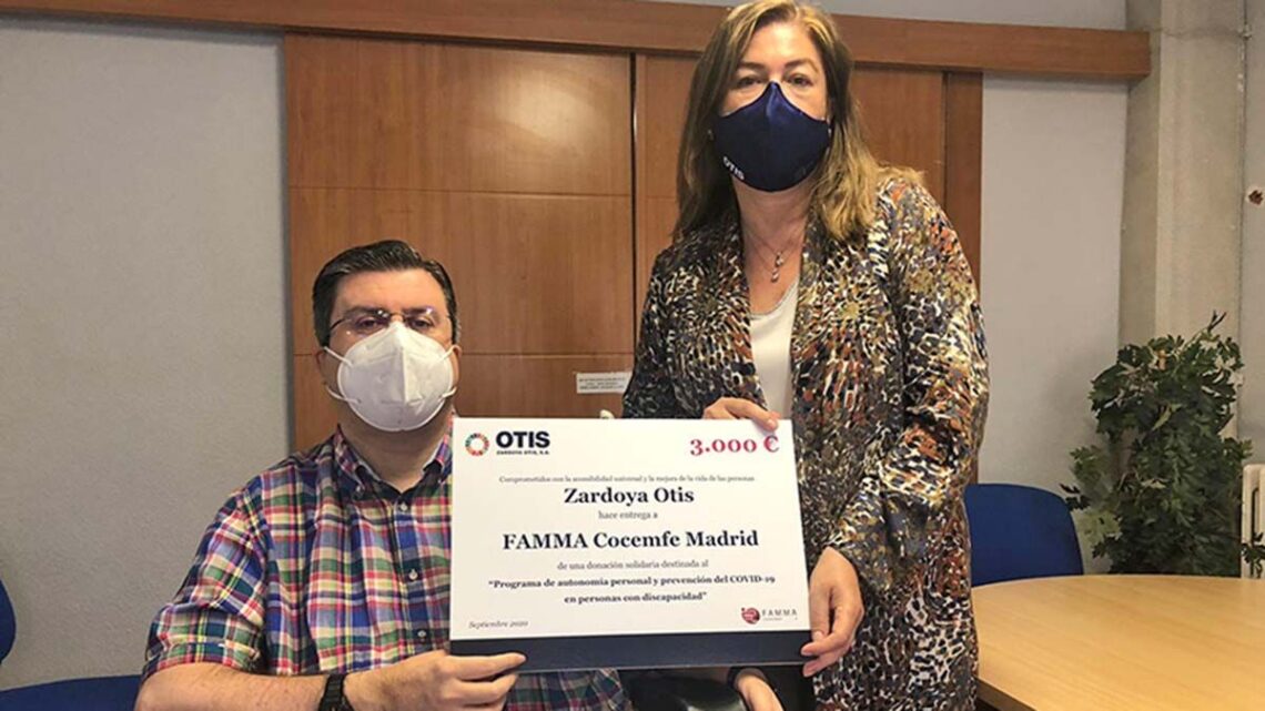 Donación económica zardoya otis Famma cocemfe