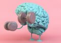 Cerebro haciendo ejercicios físicos para preservar la memoria