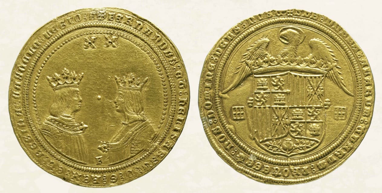 El Excelente de los Reyes Católicos, monedas