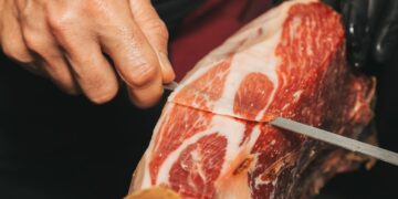 Jamón ibérico, supermercado