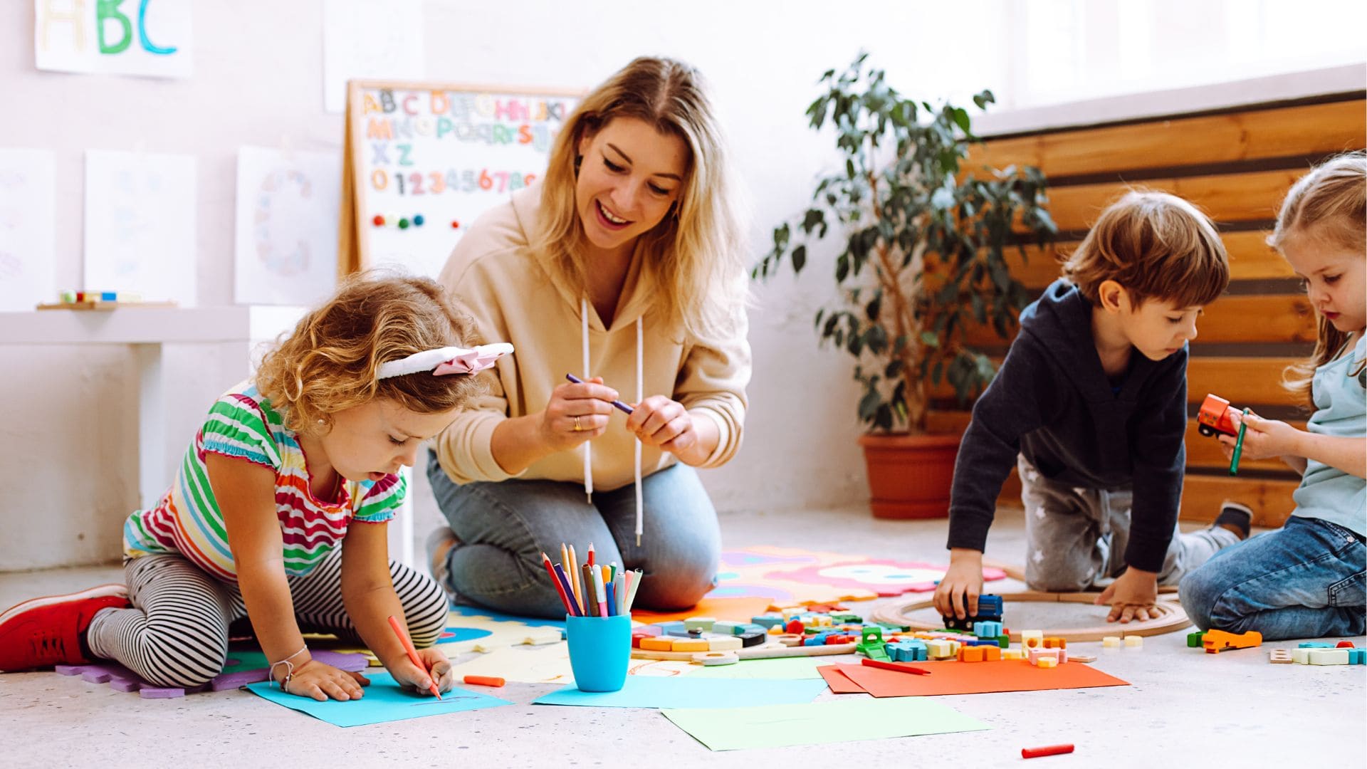 Educadora de guardería infantil