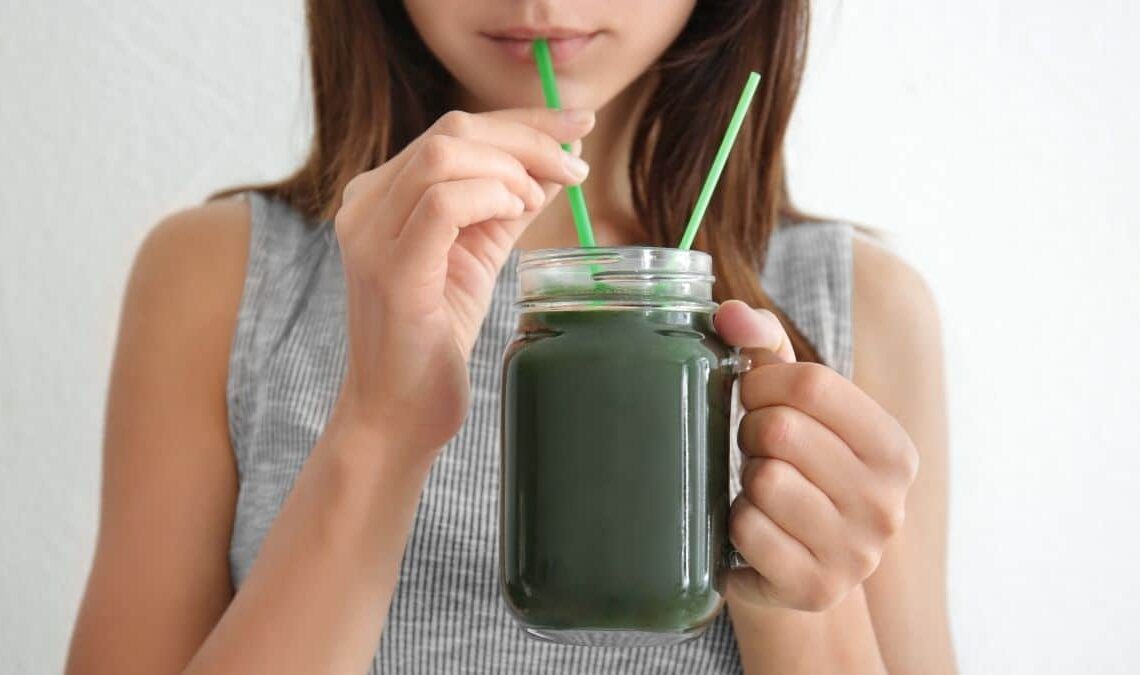 Espirulina combinada con una dieta vegana