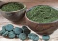 Espirulina en polvo y pastillas