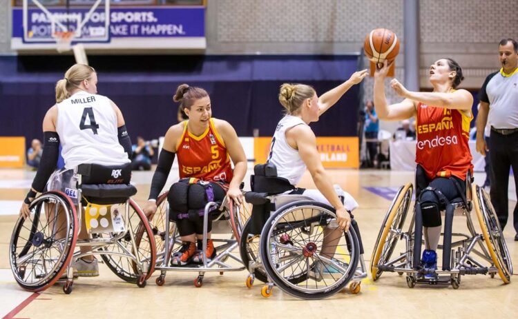 Europeo femenino baloncesto silla de ruedas España