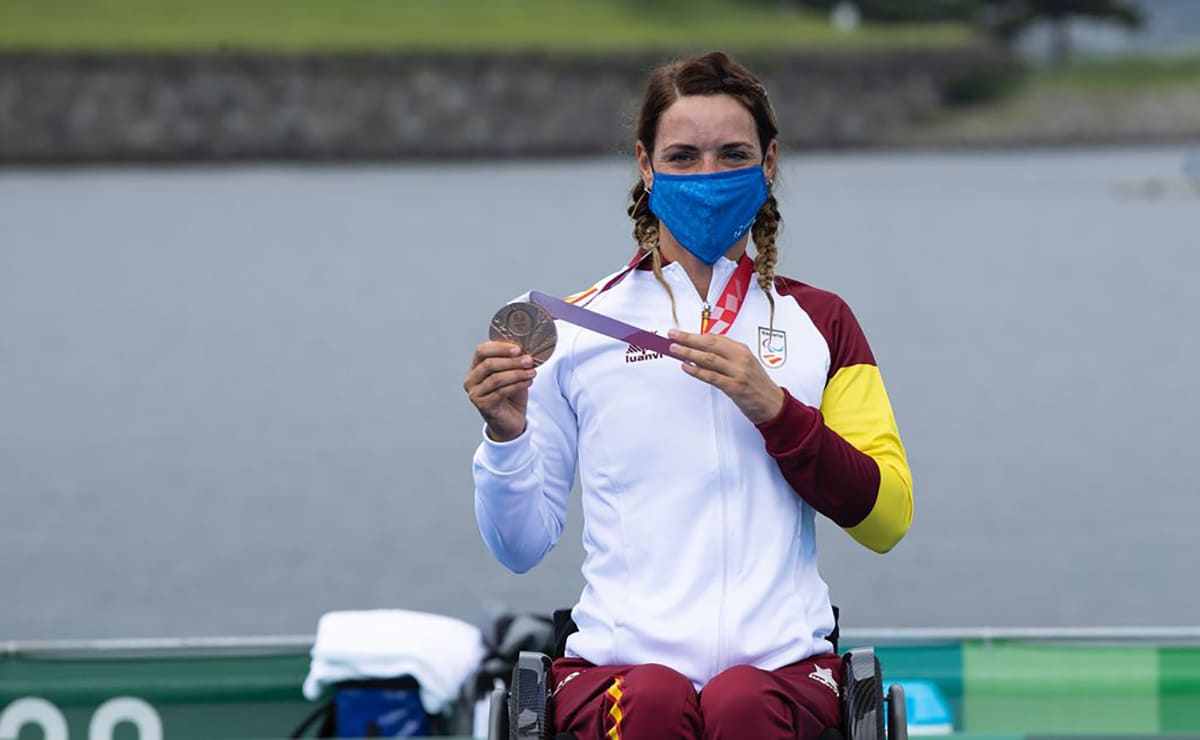 Eva Moral, medalla de bronce Juegos Paralímpicos