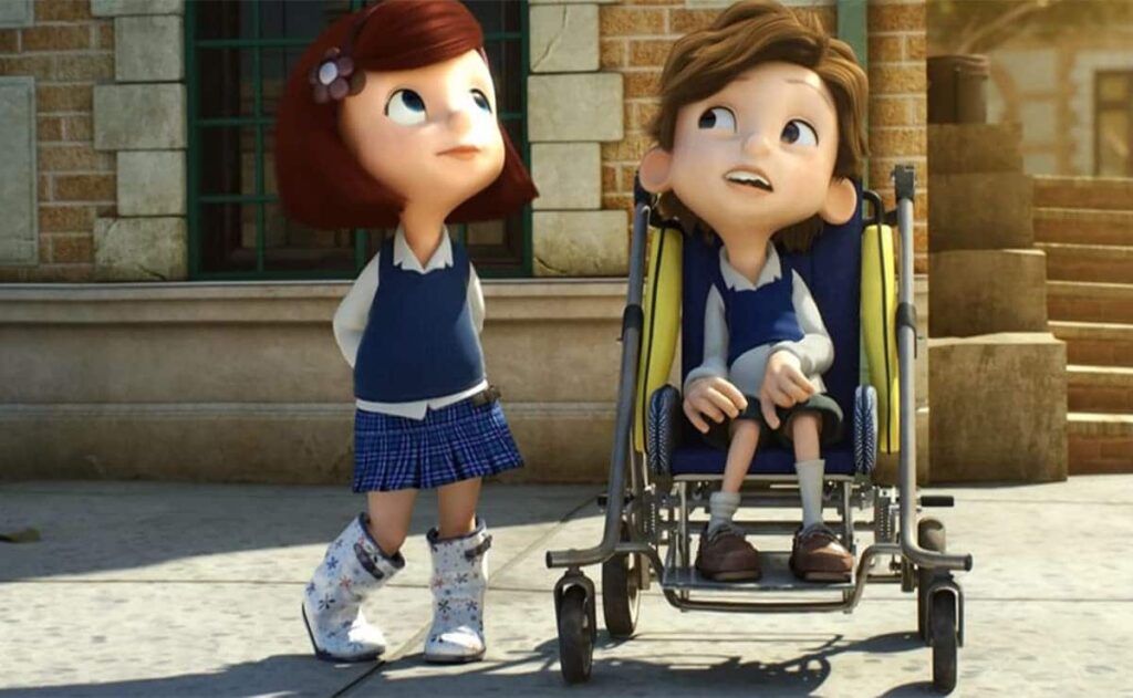 Nicolás Solís personaje del cortometraje Cuerdas