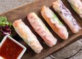 Los rollitos vietnamitas tienen una gran cantidad de fibra alimentaria