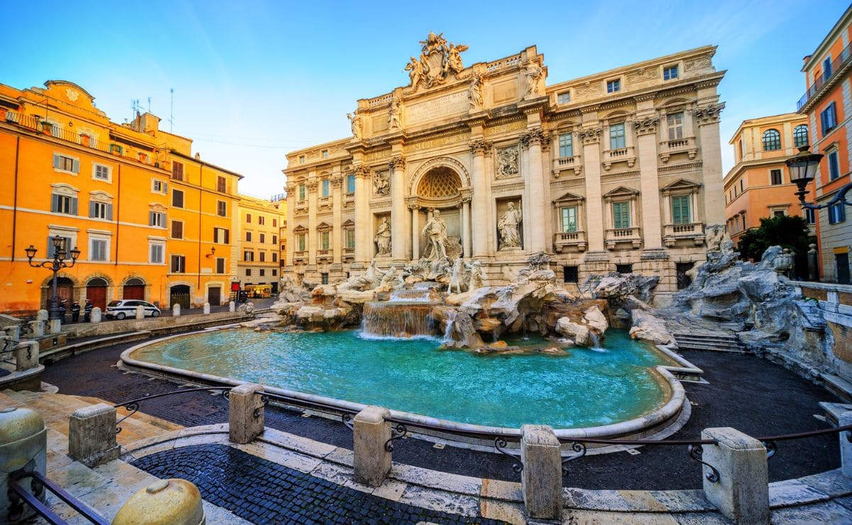 Fontana di Trevi, uno de los monumentos más populares de Roma
