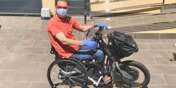 Francisco Zuasti en silla de ruedas Covid19 Lesion Medular