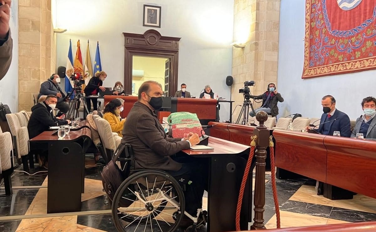 Francisco Zuasti, primer concejal con discapacidad de la historia del Ayuntamiento de Jerez