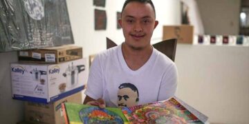 Franco Parra, el joven con sindrome de Down que sueña con ser profesor de arte