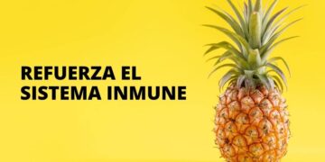 Fruta Piña sistema inmune