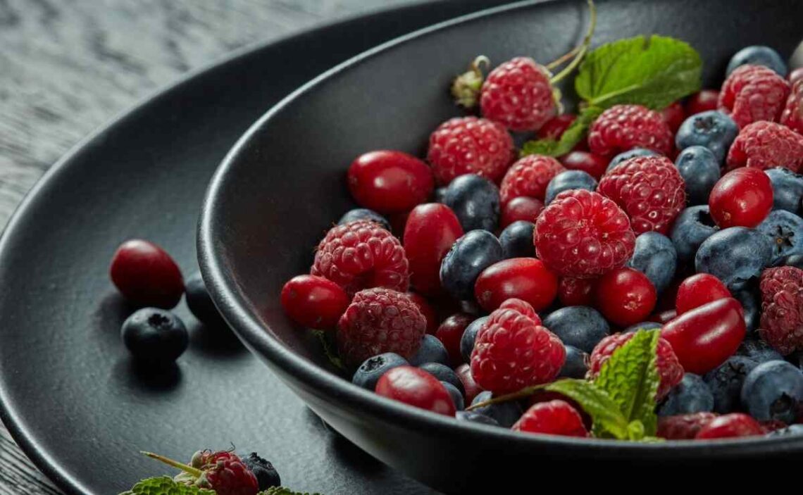Frutas del bosque saludables