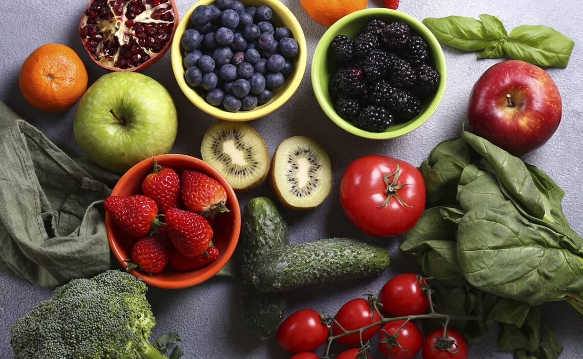 Frutas y Verduras vitaminas COVID-19