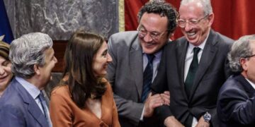 El teniente fiscal del Tribunal Superior de Justicia Gonzalo López Ebri en el acto de premios del Foro Justicia y Discapacidad