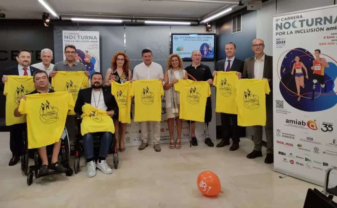 Presentación de la II Carrera Nocturna por la Inclusión de Amiab