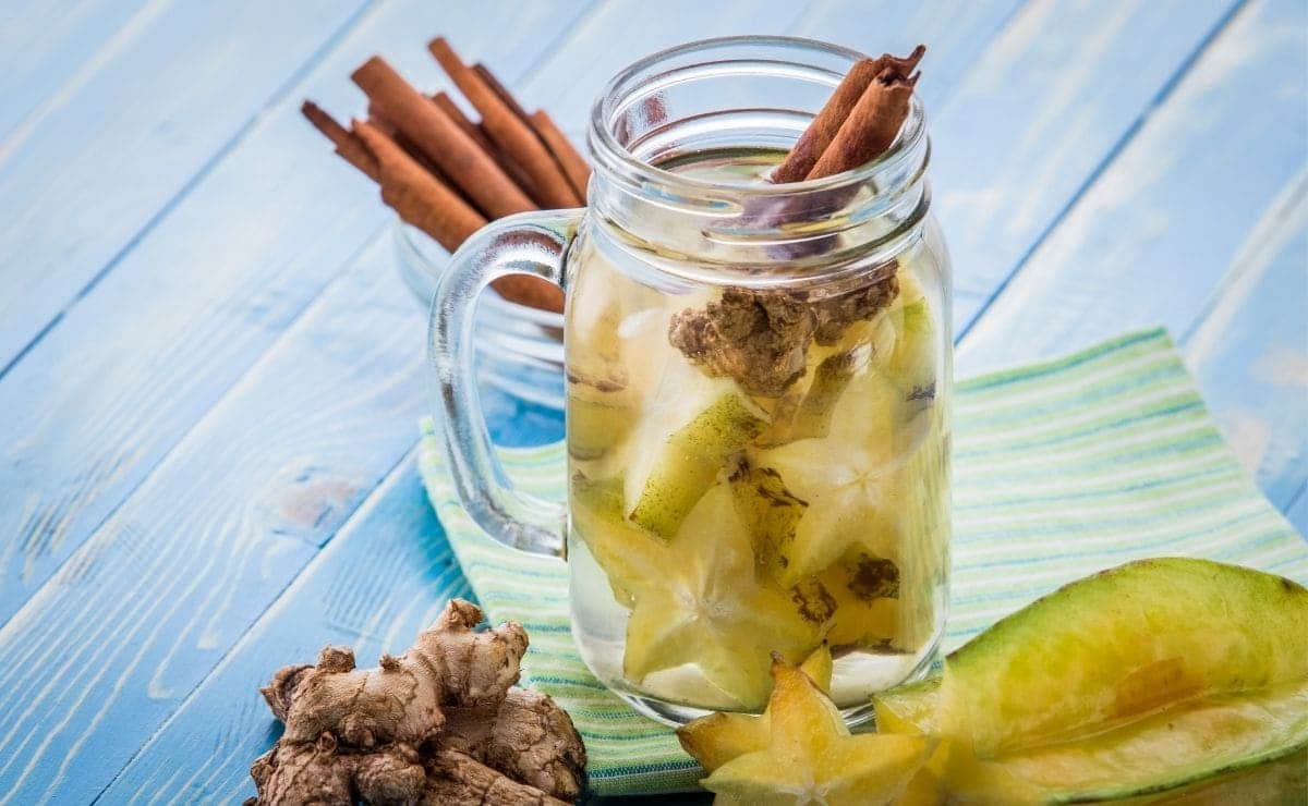 infusión con jengibre