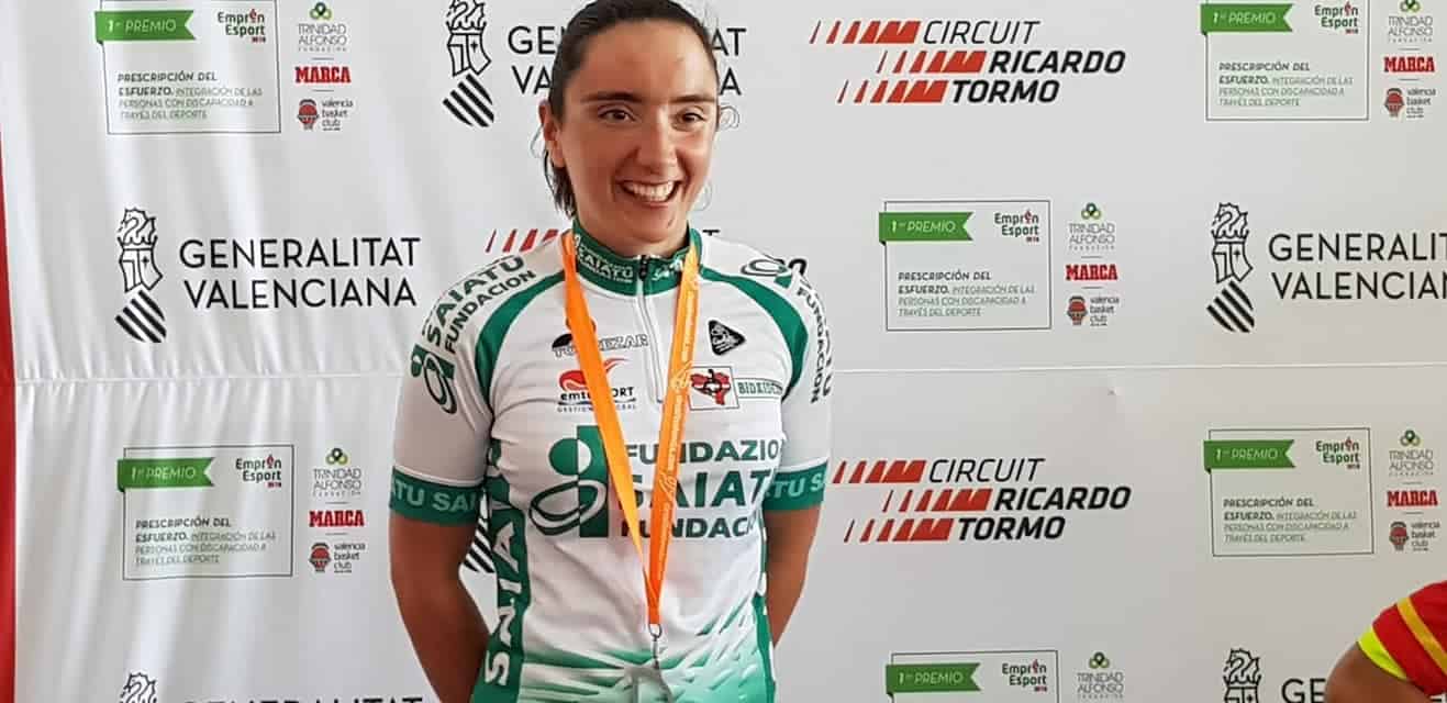 Ione Basterra Olaguenaga en podium