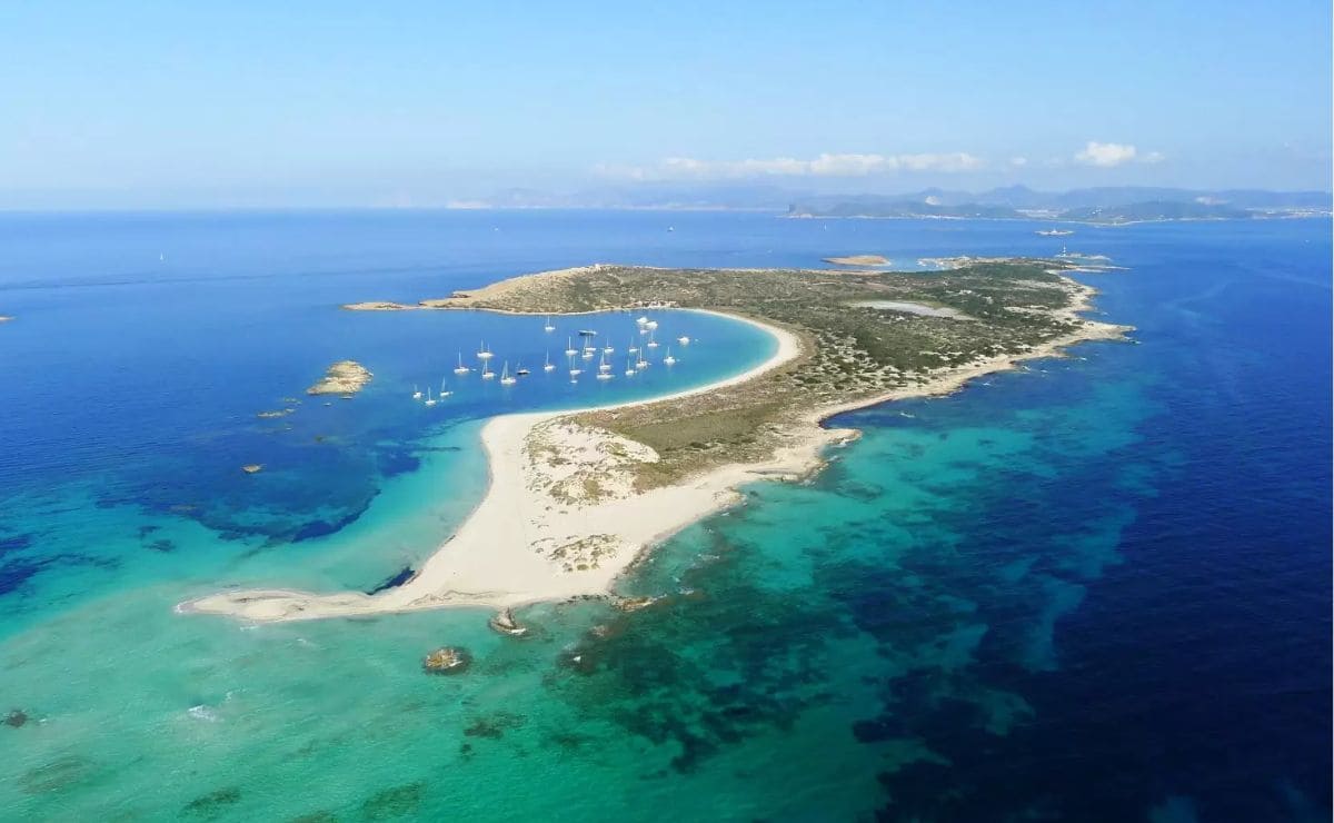 Isla S'Espalmador, una de las islas privadas de España según el Idealista