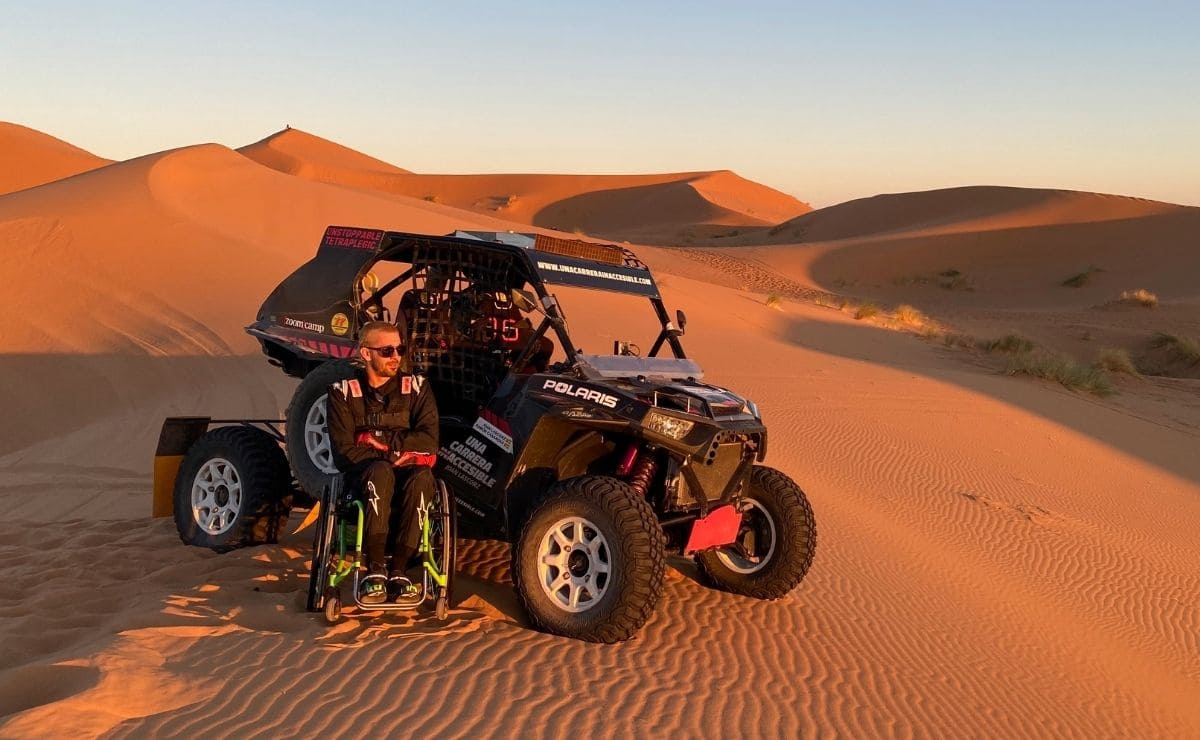 Joan Lascorz, primer tetrapléjico en disputar el Rally Dakar