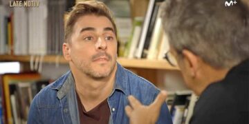 Jordi Roca siendo entrevistado por Buenafuente