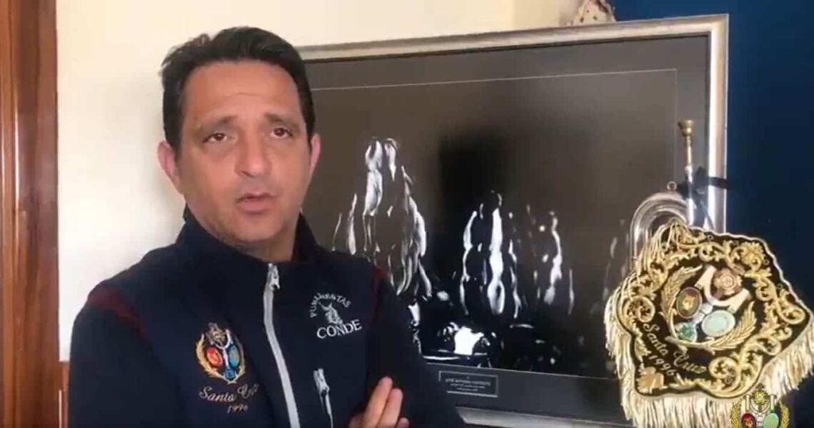 José A. Exposito, director de la la Banda de Música Santa Cruz de Almería