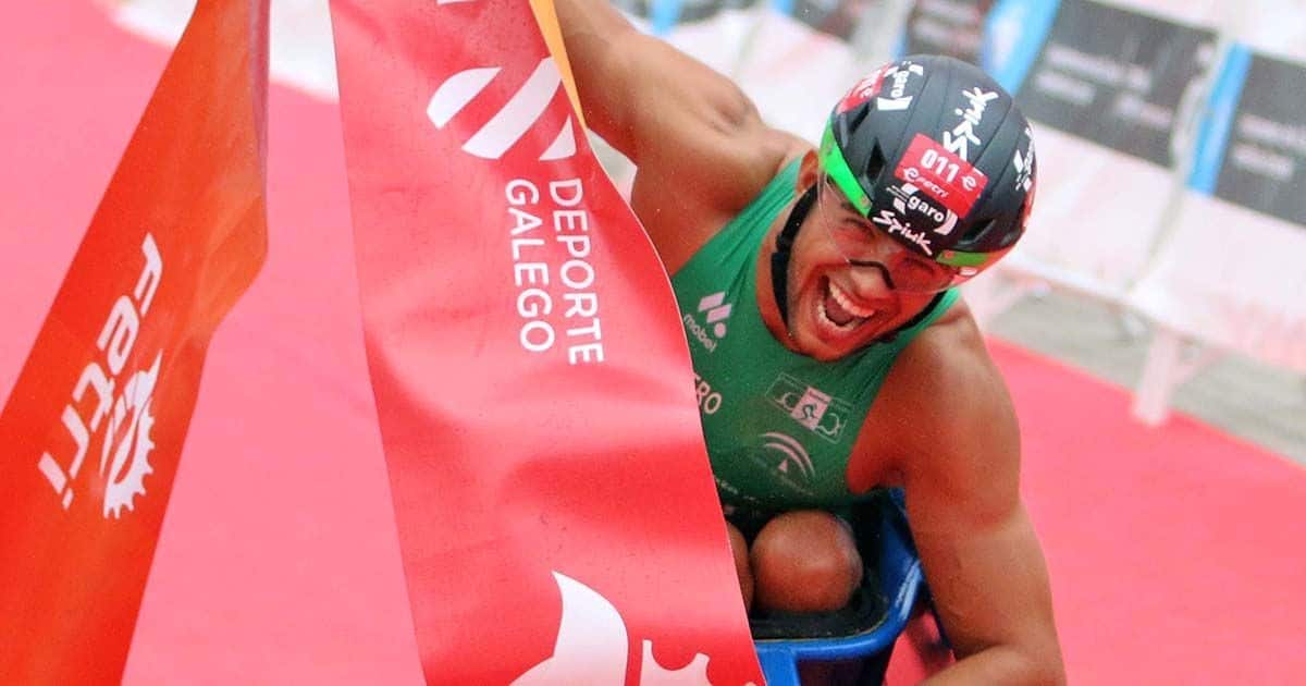José Manuel Quintero se proclama campeón de España de Paratriatlón