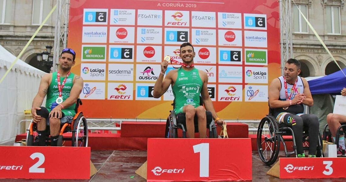 José Manuel Quintero se proclama campeón de España de Paratriatlón