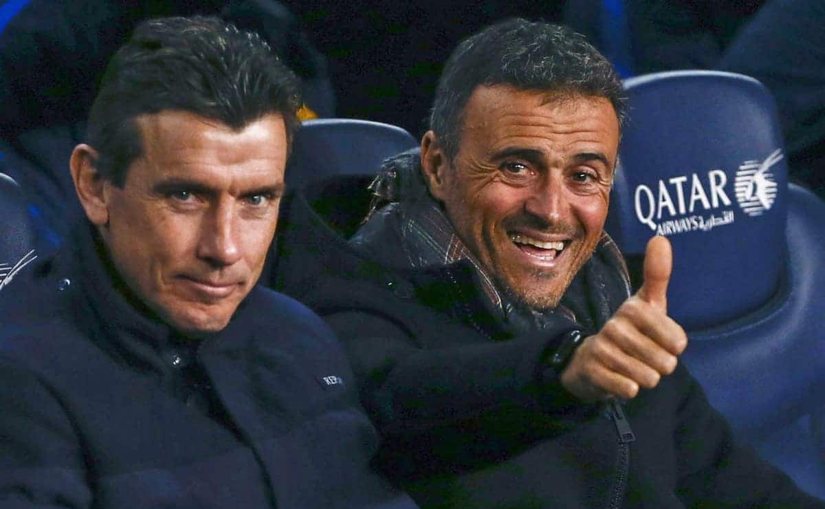 Juan Carlos Unzúe y Luis Enrique