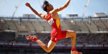 Xavi Porras en los Juegos Paralímpicos de Londres 2012