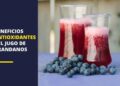 Beneficios antioxidantes del jugo de arándanos