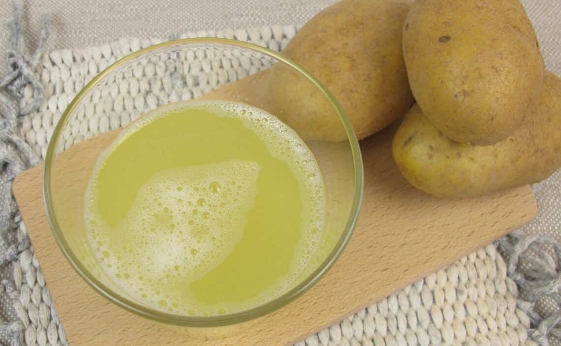Jugo de papa beneficios
