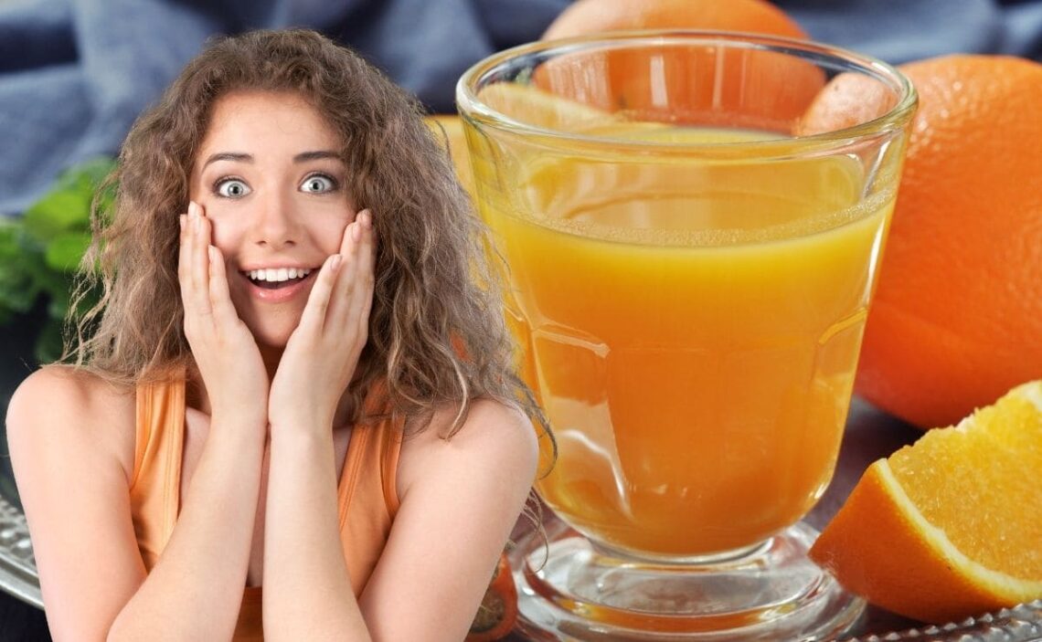 Jugo naranja y zanahora