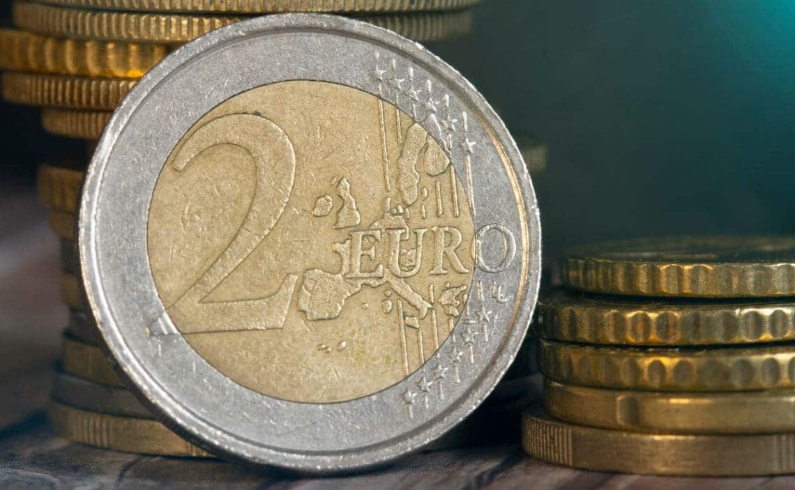 2 euros, dinero, monedas