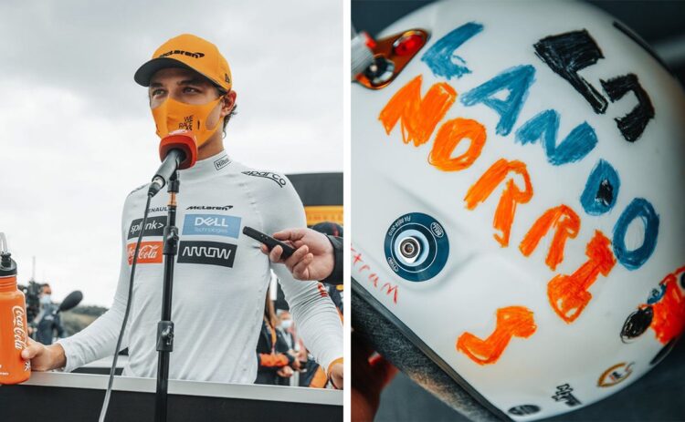 Lando Norris estrenará un emotivo casco en el Gran Premio de Gran Bretana