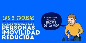 Las tres excusas más usadas por quién aparca en plazas PMR