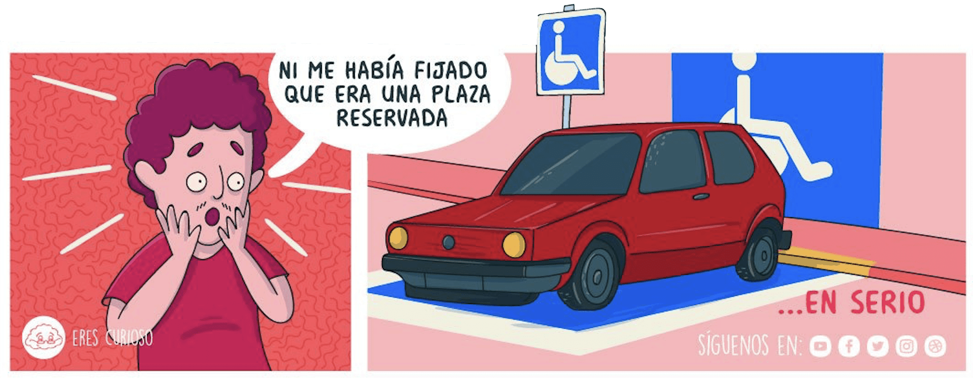 Excusa del mal uso de las plazas PMR