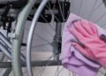 Limpieza silla de ruedas Covid