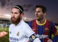 Sergio Ramos y Lionel Messi durante El Clásico